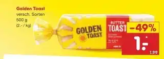 Netto Marken-Discount Golden toast butter toast Angebot