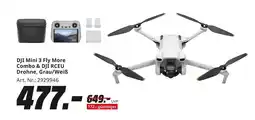 MediaMarkt Dji mini 3 fly more combo & dji rceu drohne Angebot