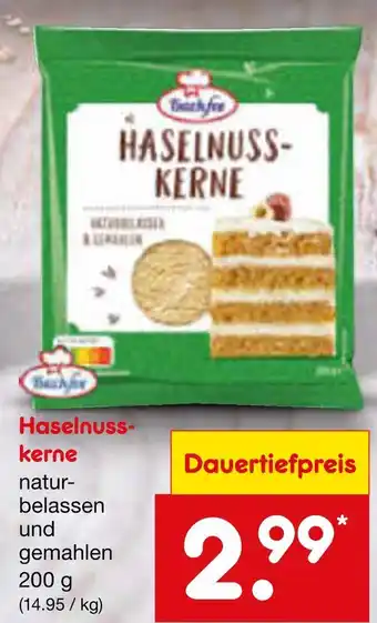 Netto Marken-Discount Backfee haselnusskerne Angebot