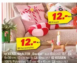 Höffner Kerzenhalter dackel Angebot