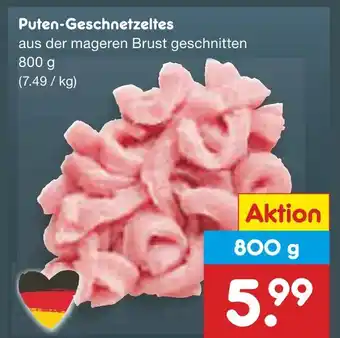 Netto Marken-Discount Puten-geschnetzeltes Angebot