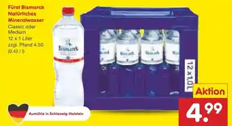 Netto Marken-Discount Fürst bismarck natürliches mineralwasser classic Angebot