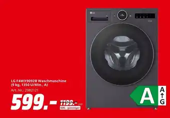 MediaMarkt Lg f4wx9092b waschmaschine Angebot