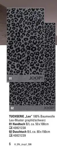 Höffner Joop! handtuch leo Angebot