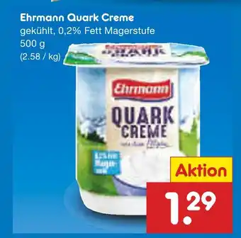 Netto Marken-Discount Ehrmann quark creme Angebot
