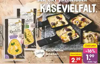 Netto Marken-Discount Lieblings raclette käse mit knoblauch verfeinert Angebot