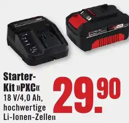 B1 Discount Baumarkt Einhell Starter Kit PXC Angebot