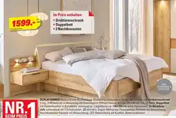 Höffner Schlafzimmer bianco-eiche nachbildung Angebot