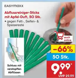 Netto Marken-Discount Easymaxx abflussreiniger-sticks mit apfel-duft Angebot