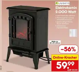 Netto Marken-Discount Juskys elektrokamin 2.000 watt Angebot