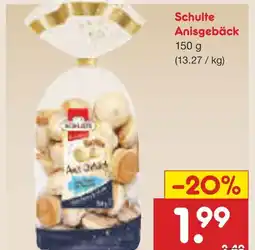 Netto Marken-Discount Schulte anisgebäck Angebot
