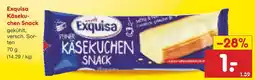 Netto Marken-Discount Exquisa käsekuchen snack Angebot