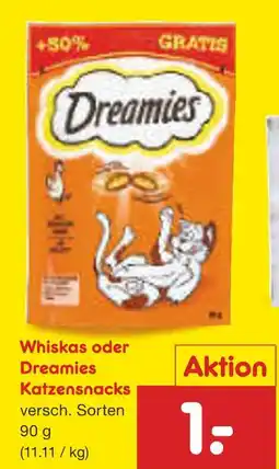 Netto Marken-Discount Whiskas katzensnacks Angebot