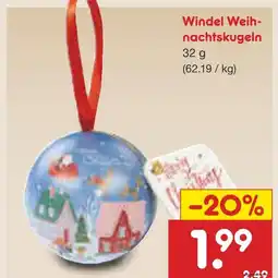 Netto Marken-Discount Windel weihnachtskugeln Angebot