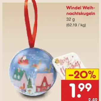 Netto Marken-Discount Windel weihnachtskugeln Angebot