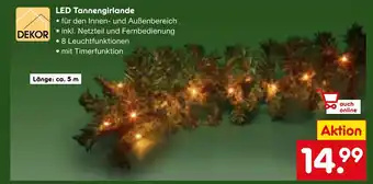 Netto Marken-Discount Dekor led tannengirlande Angebot