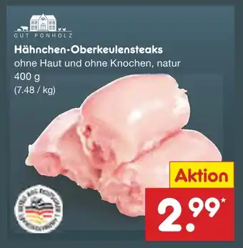 Netto Marken-Discount Gut ponholz hähnchen-oberkeulensteaks Angebot