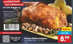 Netto Marken-Discount Frische hafermastgans Angebot