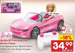 Netto Marken-Discount Barbie barbie rc fahrzeug und barbie puppe Angebot