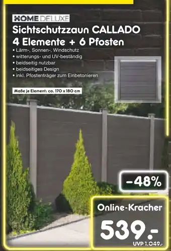 Netto Marken-Discount Home deluxe sichtschutzzaun callado Angebot