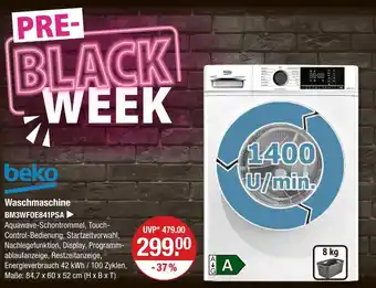 V Markt Beko waschmaschine bm3wf0e841psa Angebot