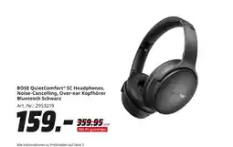 MediaMarkt Bose quietcomfort sc headphones Angebot