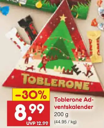 Netto Marken-Discount Toblerone adventskalender Angebot
