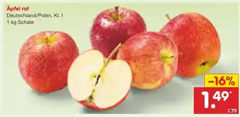 Netto Marken-Discount Äpfel rot Angebot