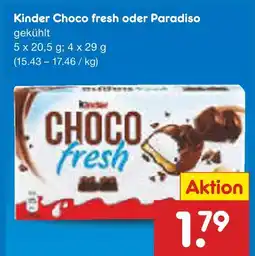 Netto Marken-Discount Kinder choco fresh Angebot