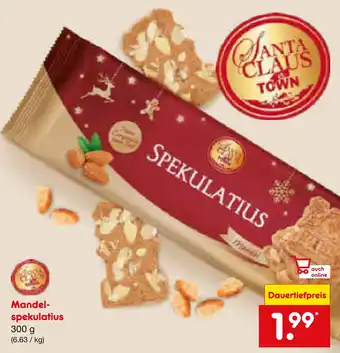Netto Marken-Discount Santa claus town mandel-spekulatius Angebot
