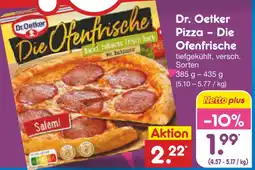 Netto Marken-Discount Dr. oetker pizza - die ofenfrische salami Angebot