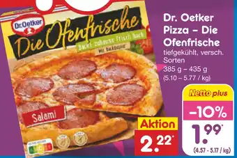 Netto Marken-Discount Dr. oetker pizza - die ofenfrische salami Angebot