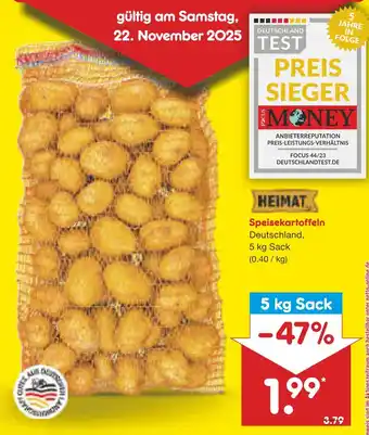 Netto Marken-Discount Heimat speisekartoffeln Angebot