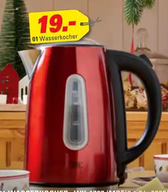 Höffner Khg wasserkocher „wk-1707 (mre)“ Angebot