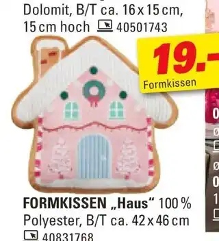 Höffner Formkissen „haus“ Angebot