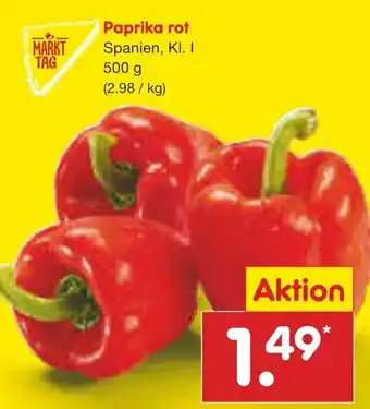 Netto Marken-Discount Paprika rot Angebot