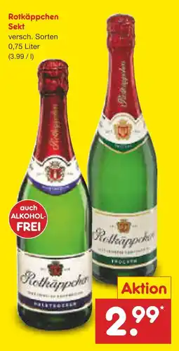 Netto Marken-Discount Rotkäppchen sekt Angebot