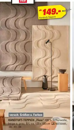 Höffner Handtuft-teppich flow Angebot
