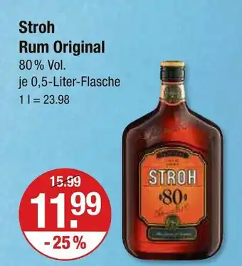 V Markt Stroh rum original Angebot