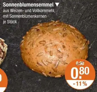 V Markt Sonnenblumensemmel Angebot