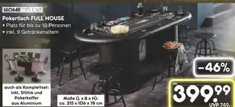 Netto Marken-Discount Home deluxe pokertisch full house Angebot