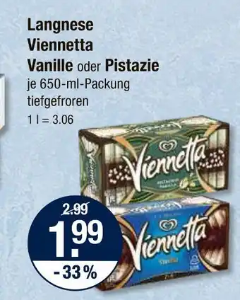V Markt Langnese viennetta vanille Angebot
