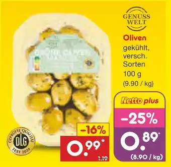Netto Marken-Discount Genuss welt oliven Angebot