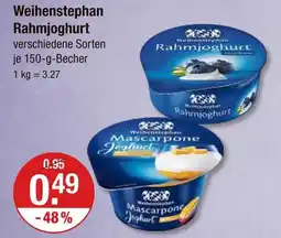 V Markt Weihenstephan rahmjoghurt Angebot