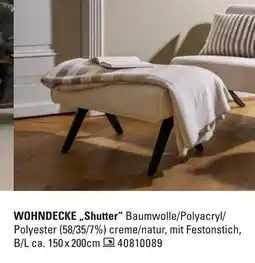 Höffner Wohndecke „shutter“ Angebot