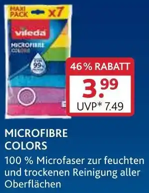 V Markt Vileda microfibre colors Angebot