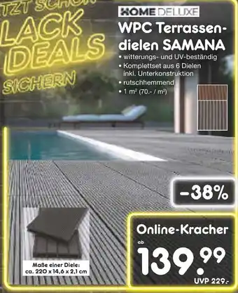 Netto Marken-Discount Home deluxe wpc terrassendielen samana Angebot