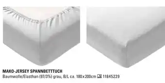 Höffner Mako-jersey spannbettuch Angebot