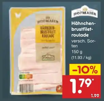 Netto Marken-Discount Hähnchenbrustfiletroulade Angebot