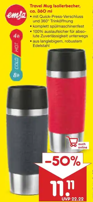 Netto Marken-Discount Emsa travel mug isolierbecher Angebot